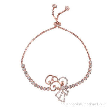 Prancing Angel Armband 18K Rose Gold